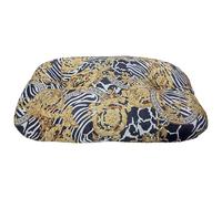Panier Ovale pour Chien et Chat - Lit en Velours Doux Non Déhoussable - Couchage Intérieur Design Animalier - Lavable - Fabrication Italienne (Versus)