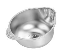Panier Passoire à Riz en Acier Inoxydable, Récipient Cuisine | Maille Fine, Drainage Rapide, Surface Lisse sans Bavures, pour Herbes, Salades et Autres Aliments