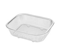 Panier passoire en maille d'acier inoxydable, bouclier rectangulaire professionnel pour friteuse, solution de drainage d'huile haute performance, design de service de table, métal robuste de qualité