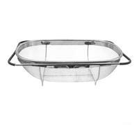 Panier Passoire Extensible 304 pour Évier - Lavage Fruits Légumes et Égouttage Pâtes - Design Réglable 36x24cm Ustensile Cuisine
