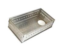 Panier permanent 304 en pierre de flexion antirouille 300 mm pour réchaud à vapeur Améliore la répartition de la chaleur Empêche les brûlures Différents réglages Panier de flamme