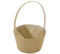 panier pétales effet jute 23x16.5cm nature - hobi acm362 Beige G