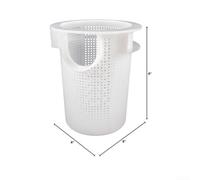 Panier piège C8-58P pour pompes Pentair Sta-Rite, compatible avec Max-E-Pro, Dyna-Pro, Dura-Glas II, IntelliPro, panier de filtre de piscine ABS pour débris (1 pièce)
