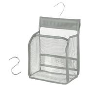 Panier Pince à Linge,Sac à pinces à linge à suspendre,pinces à linge avec panier,Pince à linge avec crochet,Organisateur d'épingles à Linge,pour ranger les crochets à vêtements，Organisateur. (Gris)