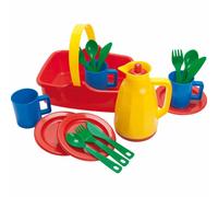 Panier pique-nique pour 3 personnes, 18 pièces, en plastique