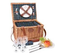 Panier pique-nique trianon vert 4 pers.