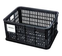 Panier plastique Basil Crate 29 x 39.5 x 21 cm Noir