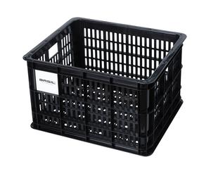 Panier plastique Basil Crate 34 x 40 x 25 cm Noir