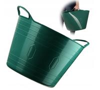 Panier plastique flexible KADAX, panier polyvalent, panier universel, 42 L, vert