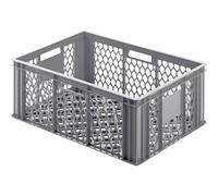 Panier plastique grillagé 49 l Alutec 05065 gris (L x l x H) 400 x 600 x 250 mm 1 pc(s)