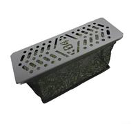 Panier pliable en maille pour table IGT 0,5 unités, égouttoir en alliage d'aluminium avec filet en nylon, séchage rapide, organiseur de cuisine pour couverts et condiments, noir (style C)