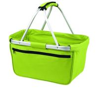 Panier pliable - HALFAR - 1803939 - Vert clair - Polyester 600d - Dimensions 45x25/45 cm
