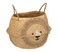 Atmosphera - Panier Lion en Roseau D35cm