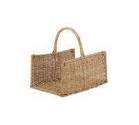 Panier porte-bûches en osier