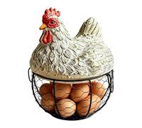 Panier Porte-œufs | Décoration Respirante De Grande Capacité | Panier De Rangement D'œufs En Fil Métallique Pour Comptoir | Pour Comptoir, Garde-manger, Petit Appartement, Jardin, Mariage, Pomme De Te