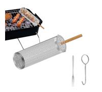 Panier pour barbecue, Panier de barbecue | Panier de barbecue antiadhésif pour barbecue - Panier de gril à poisson, panier de gril résistant pour grille d'extérieur