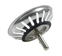 Panier Pour Bonde d'Évier de Cuisine 80 mm - Crépine Universelle Acier Inoxydable, Bouchon Panier Pop-Up, - Lavable Lave-vaisselle,