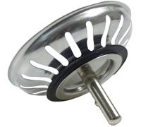 Panier Pour Bonde d'Évier de Cuisine 80 mm - Crépine Universelle Acier Inoxydable, Bouchon Panier Pop-Up, - Lavable Lave-vaisselle