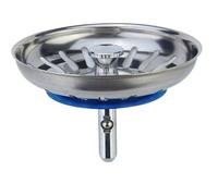 Panier pour Bonde d'Évier de Cuisine - Crépine Universelle Acier Inoxydable, Bouchon Panier Pop-Up, Épingles 35mm - Lavable Lave