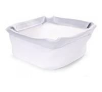 CHILDHOME, Panier de Rangement Compatible avec la Chaise Haute Evolu 2, Matière Mesh, Facile à nettoyer, Blanc