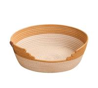 Panier pour chat avec surface à griffer, corde de coton tissée à la main et broyeur à griffes pour chats d'intérieur et petits animaux de compagnie (plusieurs tailles), taille M