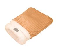 Panier pour chat d'hiver - FiftyFourCentimètre Profondeur FortyFiveCentimètre Diamètre extérieur Matériau en Tissu, Espace de couchage pour capsules douillettes, coin animal fermé, Abri confortable