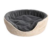 Panier pour Chat Ella Gris D&D 45x45x25cm De Matériaux Naturels, Doux &