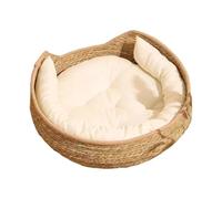Panier pour chat en corde de coton pour toute l'année - Maison tressée pour animaux de compagnie