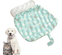 Panier Pour Chat | Nid En Tissu Pelucheux Pour Un Sommeil Apaisant - Tapis Auto-Chauffant En Forme De Sac - Destiné À , Chiot, Animal, Voyage, Extérieur,