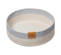 Panier pour chat - Nid pour animaux de compagnie en corde de coton - Panier de couchage pour l'intérieur - Tapis de planche à gratter - Chaise longue confortable en peluche - confortable