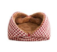 Panier pour Chats,Caverne Nid Pliable Épais Chaud Tapis Fournitures - Caverne pour Chats D'Intérieur,Accessoires pour Un Effet Apaisant pour Voyage en Extérieur Pendant La Saison Hivernale