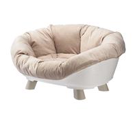 Panier pour chien avec coussin Ferplast Sofa' Throne Blanc 64x48x29,5 cm