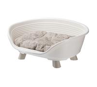 Panier pour chien avec coussin relax Ferplast Throne Blanc 61,5x45x26 cm