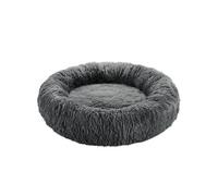 Couchage - TECTAKE - Panier MAYA pour chien avec rembourrage épais, maille peluche et dessous antidérapant, Ø 80 cm - Gris