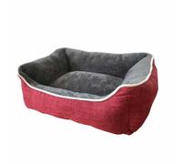 Panier pour chien carré Nobby Pet Classic Arno Rouge 62x50x17 cm