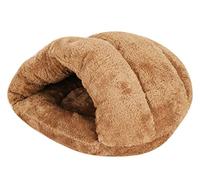 Panier pour Chien Chat Triangle Coussin Douillet Chiot Peluche Lit de Couchage Chat Hiver Automne Dodo Chien Epais Moelleux Couffin Chaton Chaud Maison Intérieur Lit pour Animaux de Compagnie Lavable