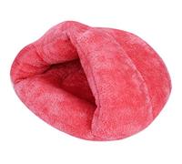 Panier pour Chien Chat Triangle Coussin Douillet Chiot Peluche Lit de Couchage Chat Hiver Automne Dodo Chien Epais Moelleux Couffin Chaton Chaud Maison Intérieur Lit pour Animaux de Compagnie Lavable