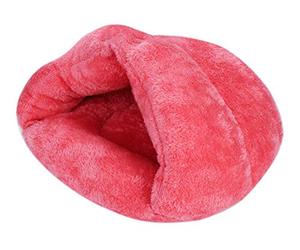 Panier pour Chien Chat Triangle Coussin Douillet Chiot Peluche Lit de Couchage Chat Hiver Automne Dodo Chien Epais Moelleux Couffin Chaton Chaud Maison Intérieur Lit pour Animaux de Compagnie Lavable