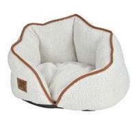 Panier pour Chien & Chat "Wooly" 40cm Écru Beige G