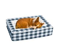 Panier pour chien de taille moyenne, paniers pour chiens de grande taille | Panier pour chien écossais en losange Panier pour chien lavable - Lits pour chien, meubles amovibles pour chien, accessoires