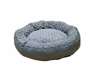 Panier pour chien donut Nobby Pet Classic Diamond Gris Ø 50x15 cm