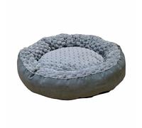 Panier pour chien donut Nobby Pet Classic Diamond Gris Ø 70x18 cm
