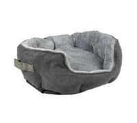 Panier pour chien Duvoplus Corduroy Ash Noir 80x60x24 cm