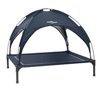 Panier pour chien en acier - Lit robuste pour chiens de taille moyenne à grande - Design bleu marine pour une maison élégante - Facile à nettoyer et durable