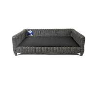 Panier pour chien en osier Let's Sleep Cozy Basket Anthracite - Taille: XL