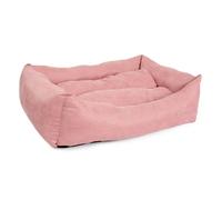 Panier pour chien en velours Duvoplus Hexa Rose 95x95x28 cm
