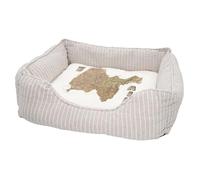 Panier pour Chien et Chat Rembourré - Ain 01 Departement Bourg en Bresse Carte Ancienne Rhône-Alpes - Lit Confortable avec Coussin Déhoussable et Lavable Couchage Moelleux Imprimé en France Base