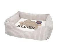Panier pour Chien et Chat Rembourré - Allier 03 Departement Laon Carte Ancienne Hauts de France - Lit Confortable avec Coussin Déhoussable et Lavable Couchage Moelleux Imprimé en France Base