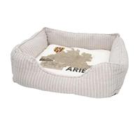 Panier pour Chien et Chat Rembourré - Ariège 09 Departement Foix Carte Ancienne Occitanie - Lit Confortable avec Coussin Déhoussable et Lavable Couchage Moelleux Imprimé en France Base Antidérapante