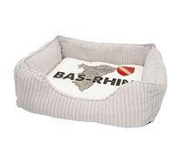 Panier pour Chien et Chat Rembourré - Bas Rhin 67 Département Strasbourg Carte Ancienne - Lit Confortable avec Coussin Déhoussable et Lavable Couchage Moelleux Imprimé en France Base Antidérapante